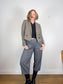 Eileen Fisher Wool Wide Leg Culottes in Grey (Size S/M)