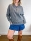 COS Half Zip Crewneck in Dark Grey (Size XL)