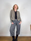 Eileen Fisher Wool Wide Leg Culottes in Grey (Size S/M)
