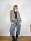 Eileen Fisher Wool Wide Leg Culottes in Grey (Size S/M)