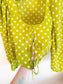 Levi’s Cropped Daisy Blouse with Front Ties in Lime Green (Size S/M)