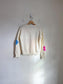 Lyla & Luxe Floral Sweater in White (Size XS/S)