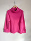 Banana Republic "Oversized Merino-Cashmere Sweater in Hot Pink" (Size XS/S)