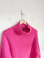 Banana Republic "Oversized Merino-Cashmere Sweater in Hot Pink" (Size XS/S)