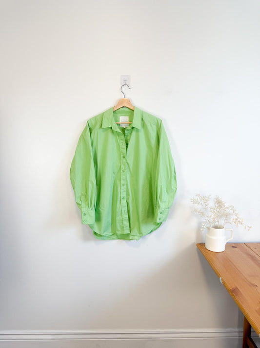 Part Two "SavannaPW Shirt in Green" SOLD AS IS (Size M)