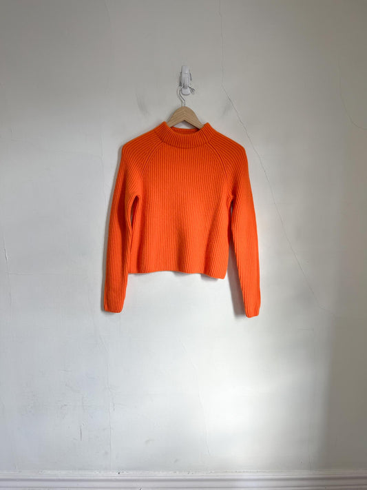 Banana Republic Cashmere Crewneck in Orange (Size XS/S)