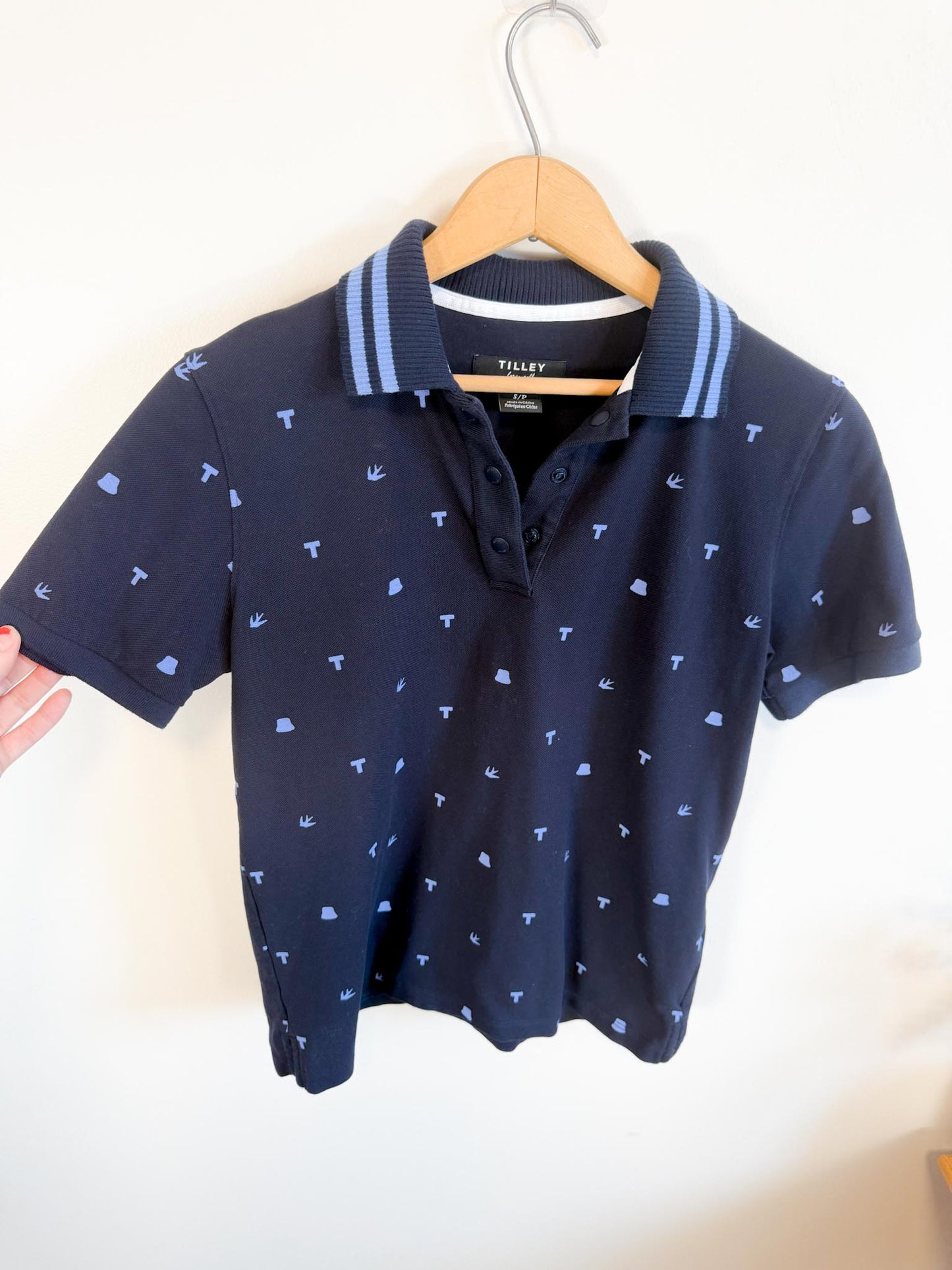 TILLEY Women's Icon Polo in Navy (Size S)