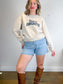 Favourite Daughter "Dad's Favourite Crewneck in Heather Oatmeal" (Size S/M)