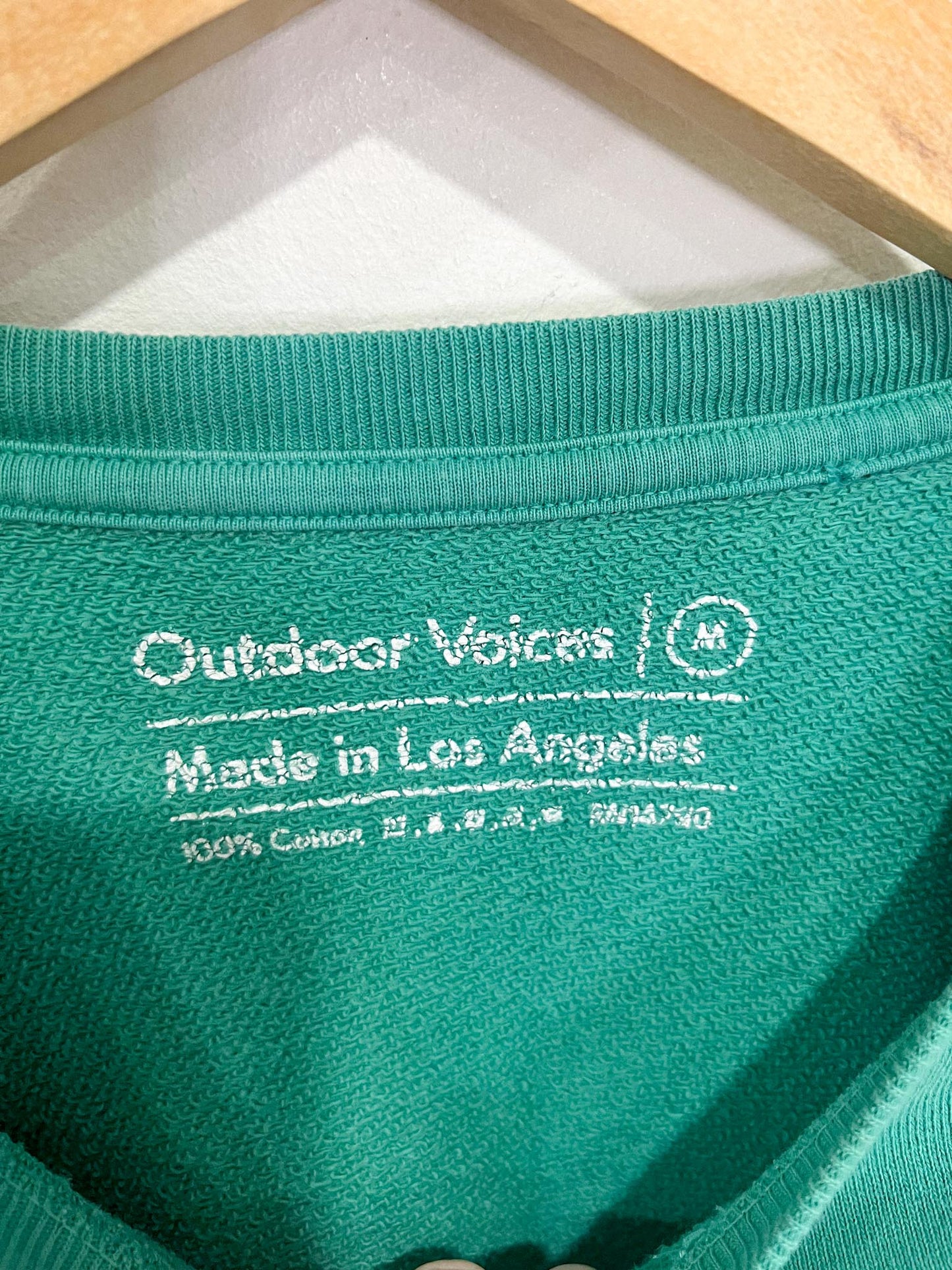 Outdoor Voices Crewneck in Green (Size M)