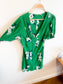 Free People "Neon Garden Mini Dress in Green" (Size S/M)