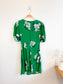 Free People "Neon Garden Mini Dress in Green" (Size S/M)