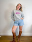 Favourite Daughter "Mom's Favourite Crewneck in Grey" (Size M)