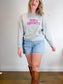 Favourite Daughter "Mom's Favourite Crewneck in Grey" (Size M)
