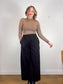 DOROTHEE SCHUMACHER Designer "EMOTIONAL ESSENCE Wide Leg Trousers in Black" (Size XL)