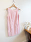 Vintage Gingham Mini Dress in Pink/White (Size S/M)