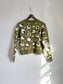 Zara "Jacquard Rare Sheep Sweater in Green" (Size S)