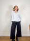 DOROTHEE SCHUMACHER Designer "EMOTIONAL ESSENCE Wide Leg Trousers in Black" (Size XL)