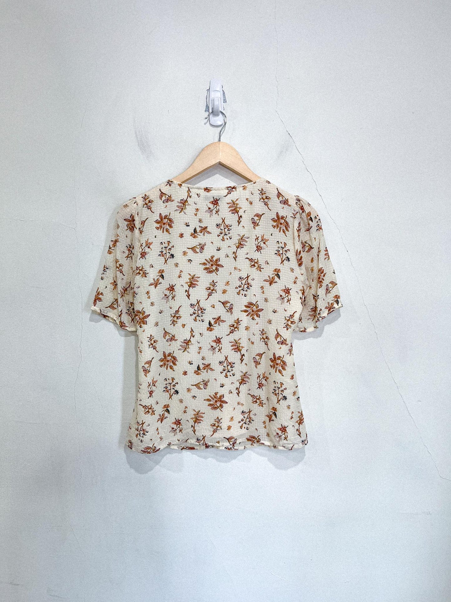 Madewell Silk Floral Blouse (Size 6)