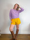 Saturdays New York City Crewneck in Purple SOLD AS IS (Size M)
