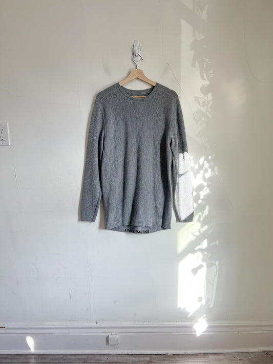 Lululemon "Live in Practice Merino Wool Sweater in Grey" (Size M)