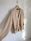 Vintage Cardigan in Light Brown (Size L)