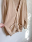 Vintage Cardigan in Light Brown (Size L)