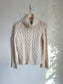 Banana Republic "Merino-Cashmere Split-Sleeve Sweater" in Cream (Size XS/S)