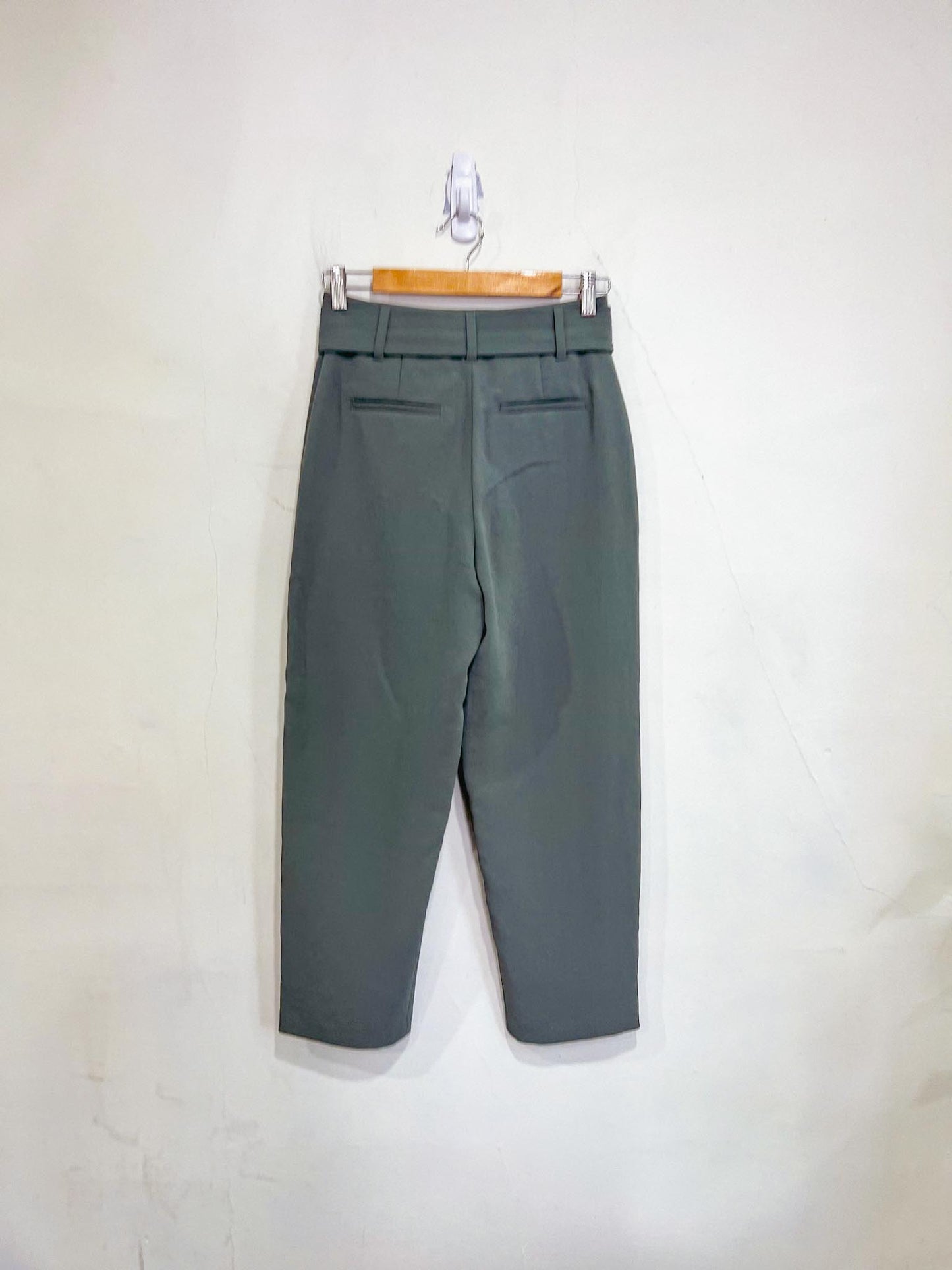 Wilfred High Rise Belted Trousers in Sage Green READ DESCRIPTION (Size XS/S)