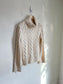 Banana Republic "Merino-Cashmere Split-Sleeve Sweater" in Cream (Size XS/S)