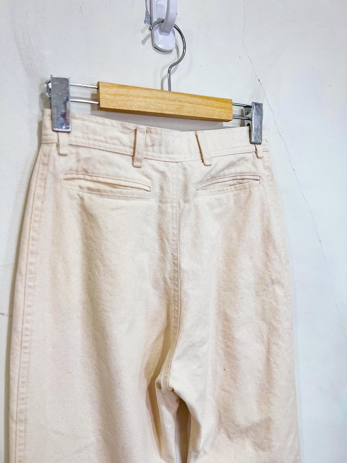 Canvas Pants in Natural (Size XS)