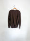 FAIRLY NORMAL Slow Fashion Merino Wool Cardigan in Brown (Size M/L)