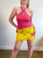 Banana Republic Knit Halter Tank in Pink (Size S/M)