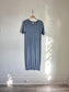 Club Monaco "Signature Cashmere Tee Dress in Grey Blue" (Size M)