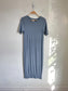 Club Monaco "Signature Cashmere Tee Dress in Grey Blue" (Size M)