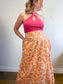 Banana Republic Knit Halter Tank in Pink (Size S/M)