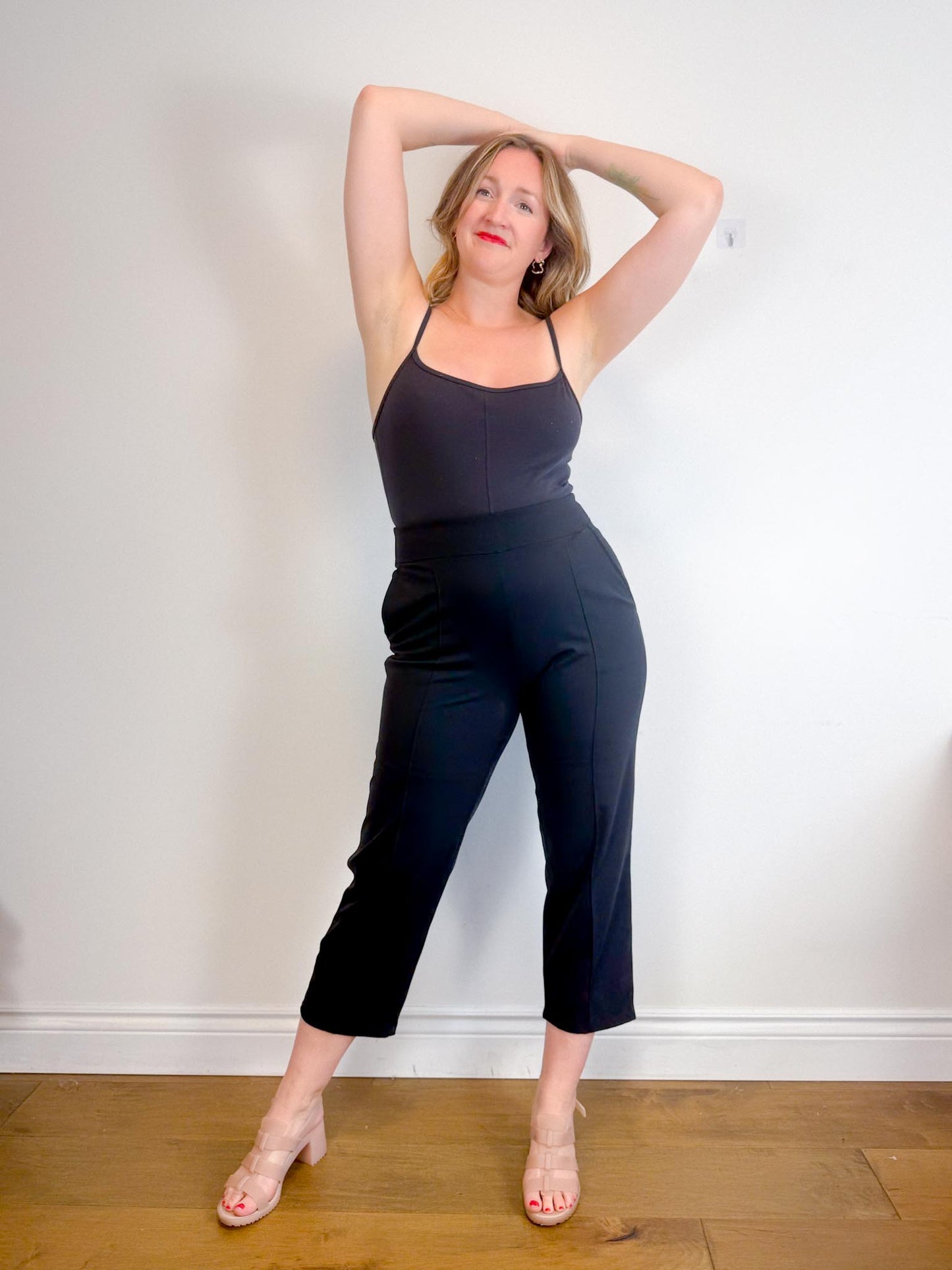 Kit & Ace "Joggers in Black" (Size 12)