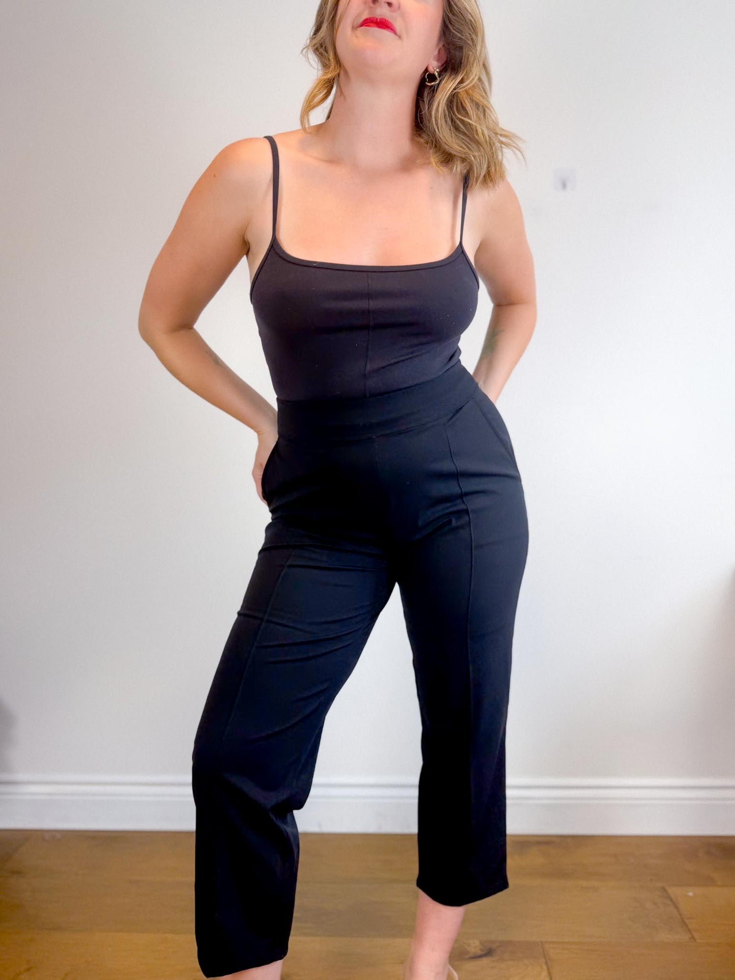 Kit & Ace "Joggers in Black" (Size 12)