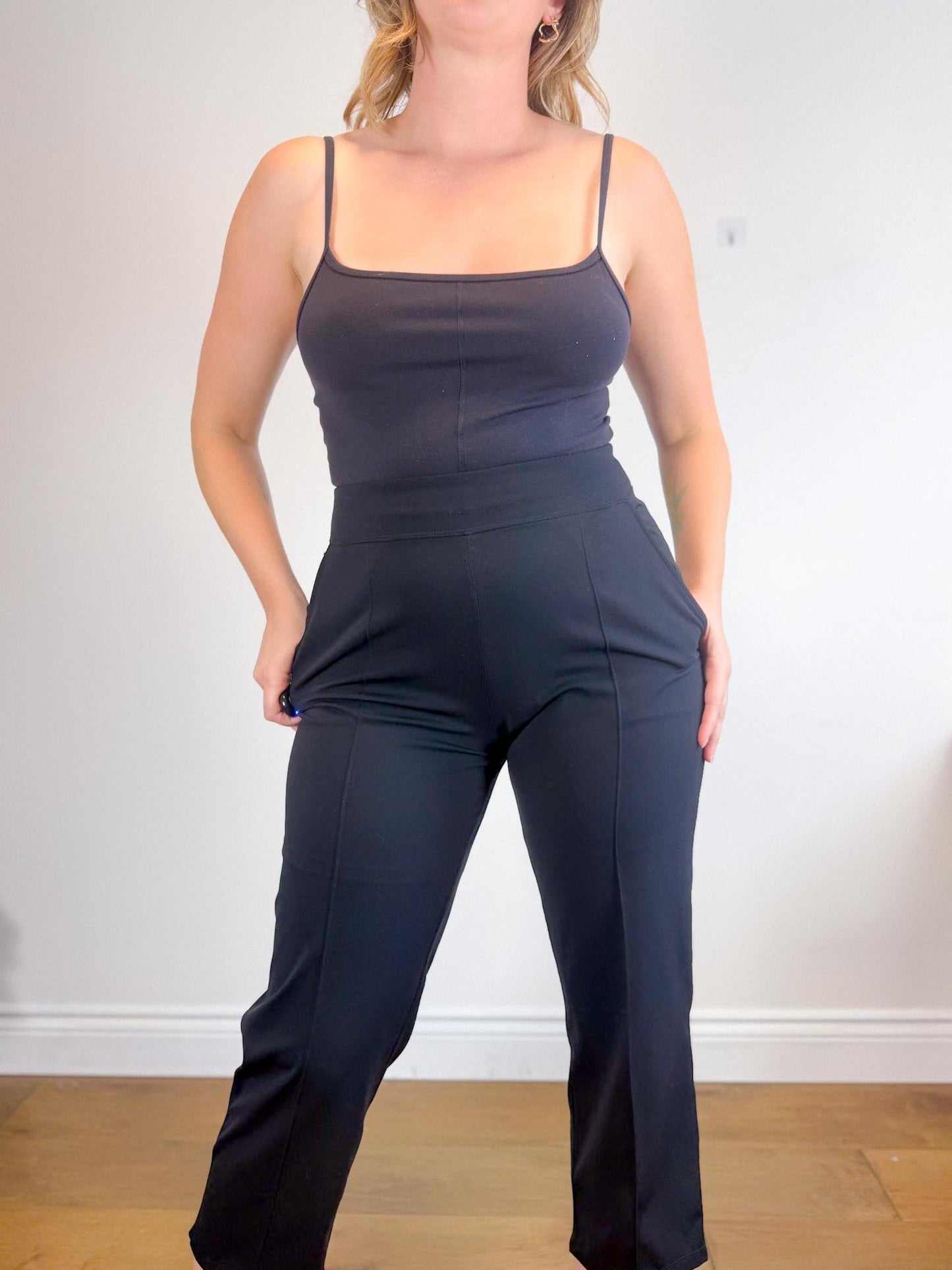 Kit & Ace "Joggers in Black" (Size 12)