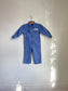 The Animal Observatory Slow Fashion  "Blue Grasshopper Jumpsuit" (Size 4Y) KIDS