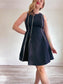 Josie Natori "Compact Knit Embroidered Dress" (Size 12)