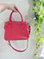 Matt & Nat Handbag with Crossbody Strap in Cherry Red