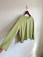 COS "Relaxed Boxy Long Sleeved T-Shirt in Green" (Size S/M)