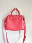 Matt & Nat Handbag with Crossbody Strap in Cherry Red