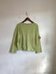 COS "Relaxed Boxy Long Sleeved T-Shirt in Green" (Size S/M)