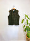 FAR AFIELD "Whistler Wool Gilet/Vest in Green" (Size M/L)