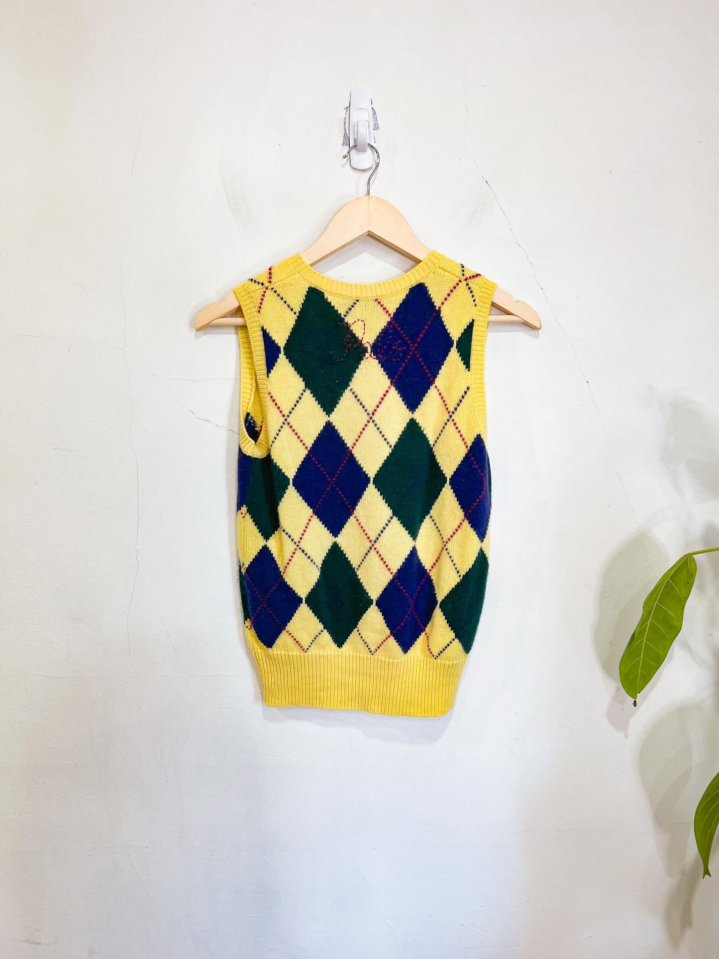 Polo Ralph Lauren "Argyle Jumper Waistcoat" (Size S/M)