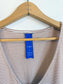 Kit & Ace Striped V-Neck Tank in Brown & White (Size L)