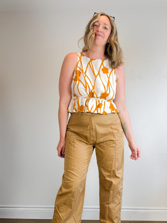 Anthropologie Maeve Cropped Tank (Size S/M)