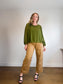 Wilfred Daydreamer Pleated Blouse in Green SOLD AS IS (Size L)