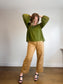 Wilfred Daydreamer Pleated Blouse in Green SOLD AS IS (Size L)